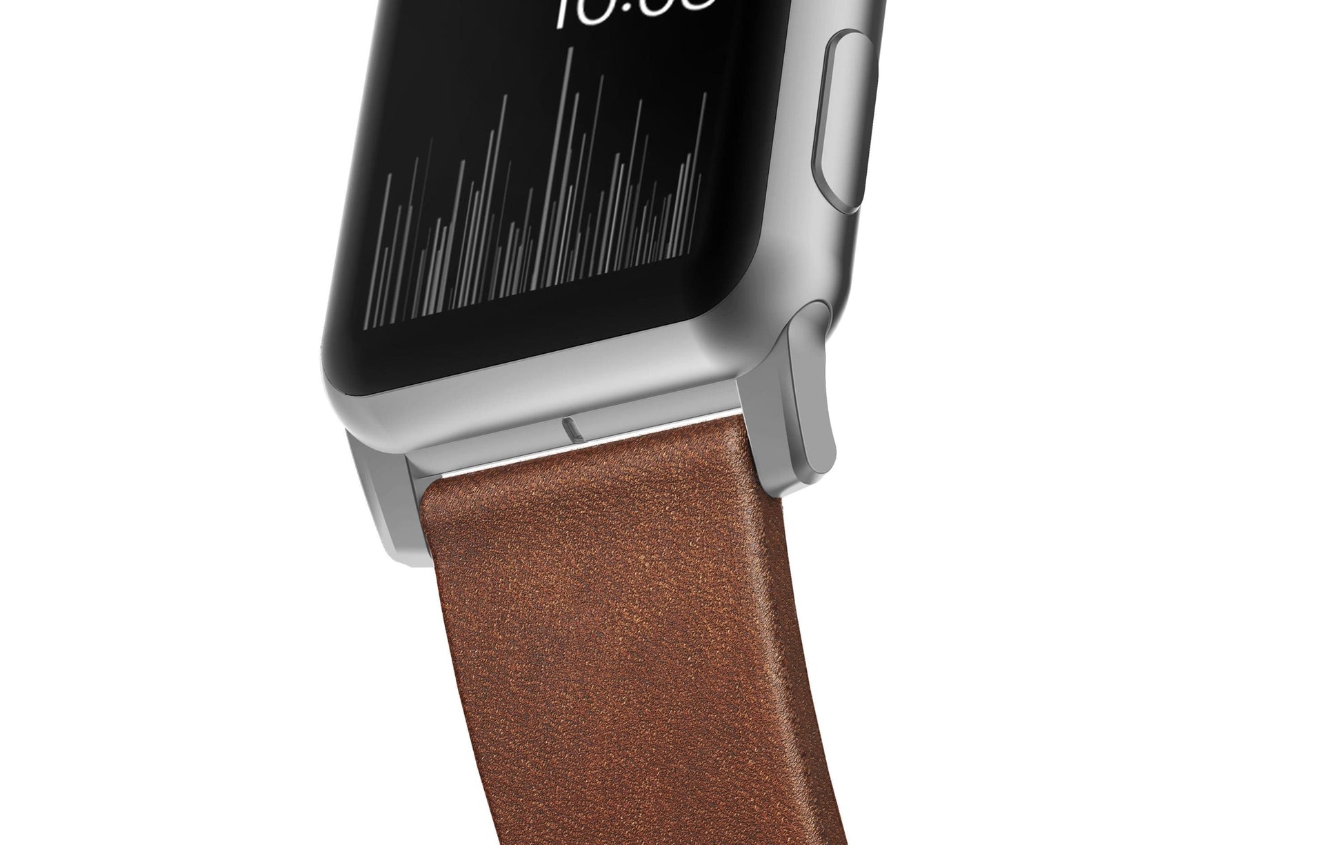 Nomad Modernes Armband – Leder, Braun, 42 mm, für Apple Watch