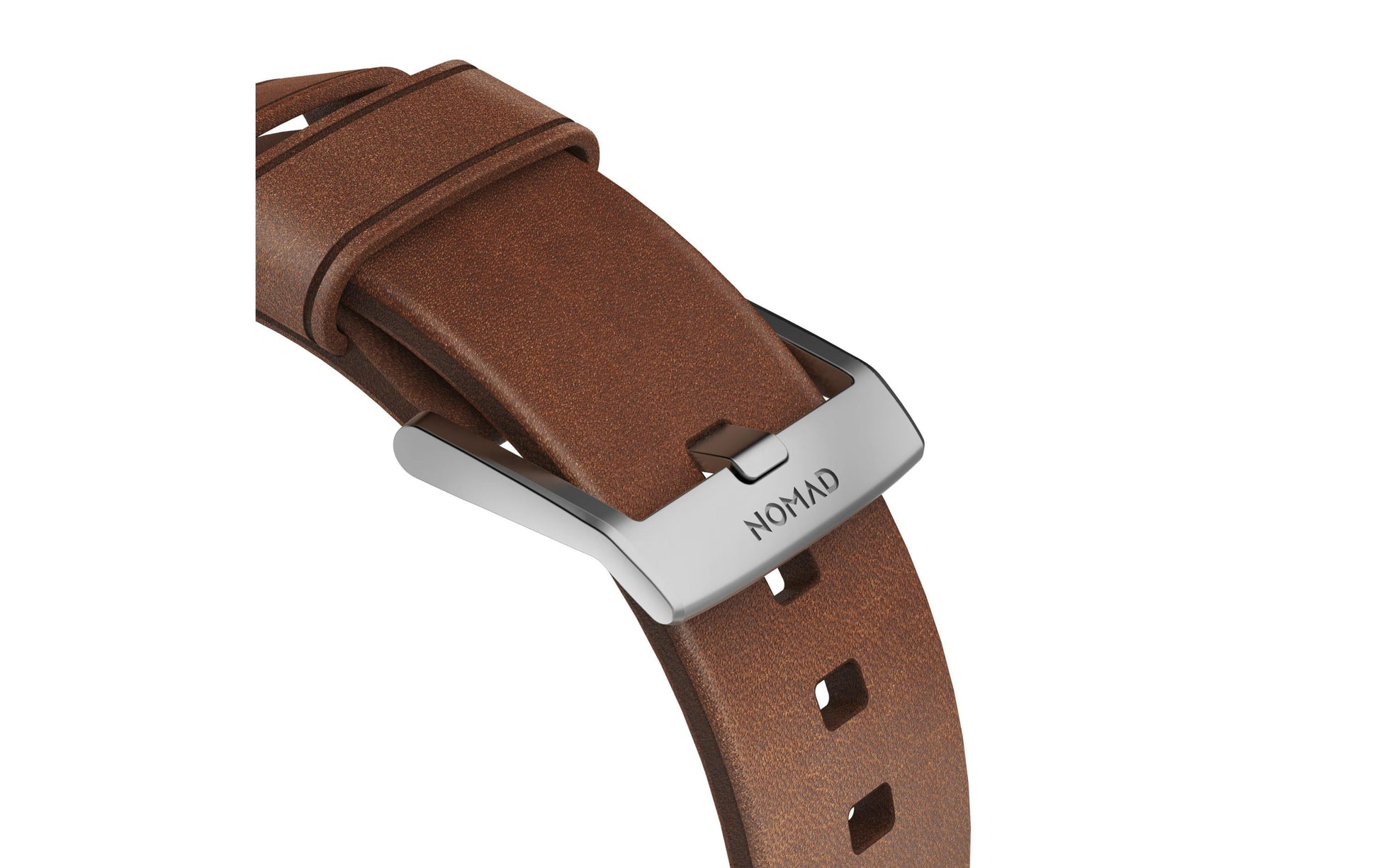 Nomad Modernes Armband – Leder, Braun, 42 mm, für Apple Watch