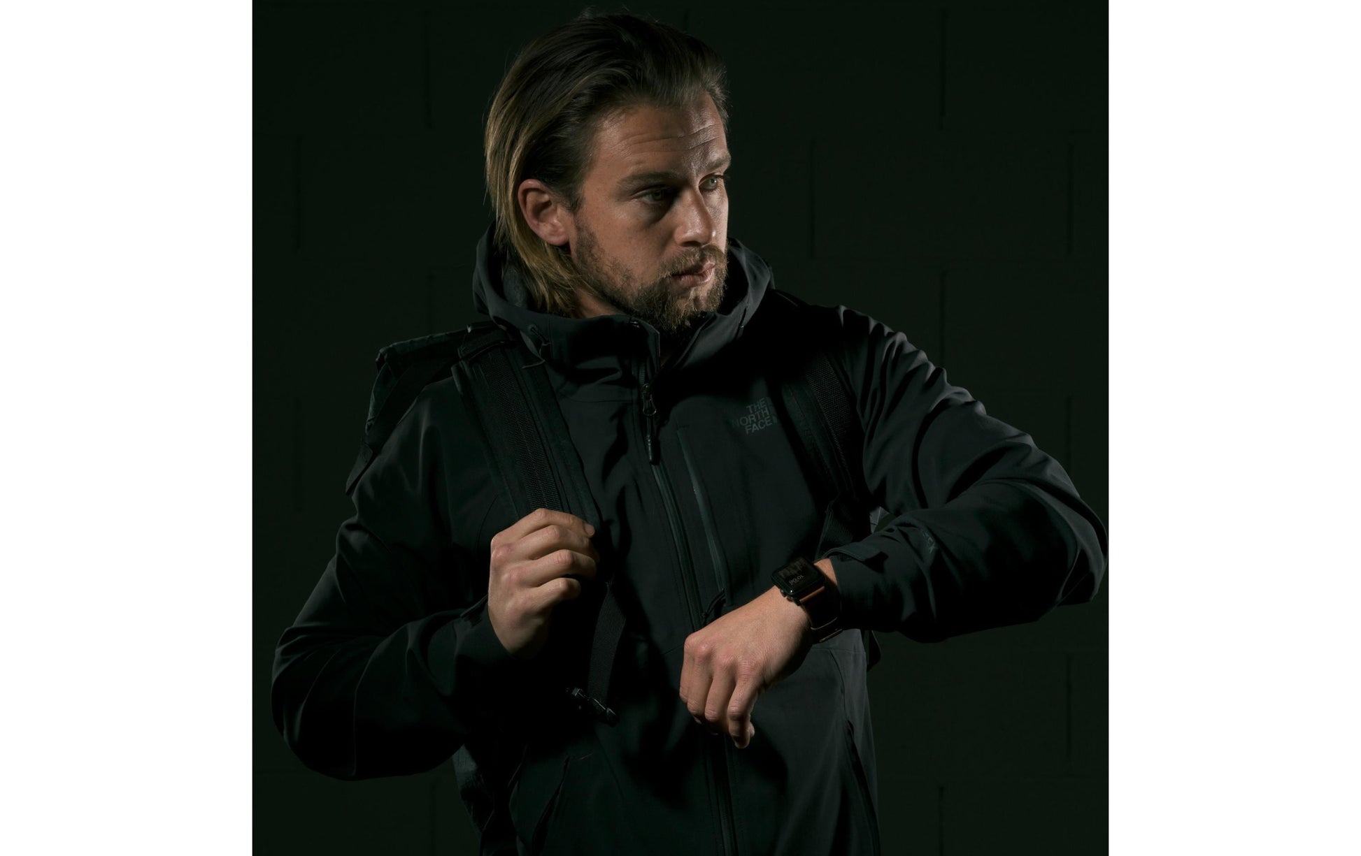 Nomad Modernes Armband – Leder, Braun, 42 mm, für Apple Watch