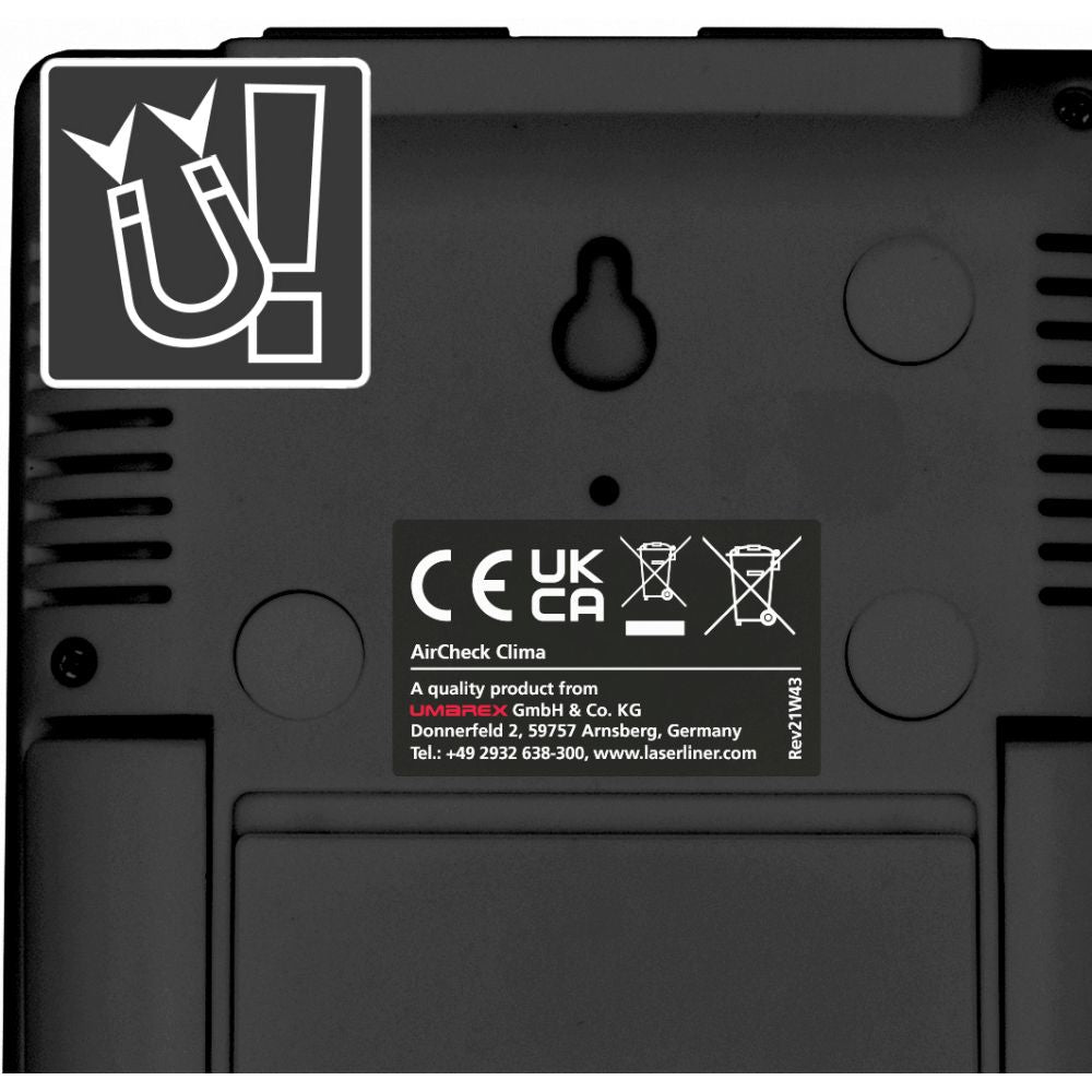 Laserliner AirCheck Clima 082.432A Thermo-Hygrometer (Handgerät) – −9,9–50 °C, 1–99 %, Innen