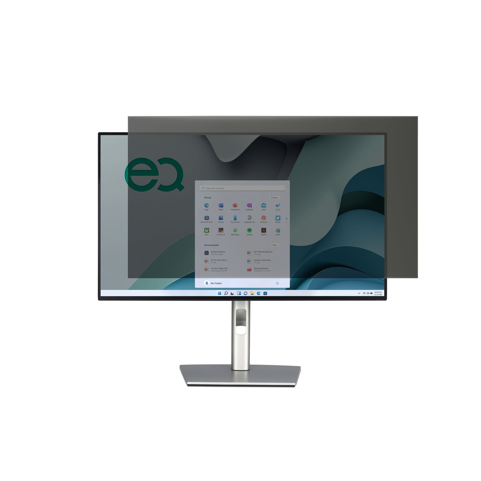 Kensington Blickschutzfilter für Monitor 24,0", 16:10, rahmenlos
