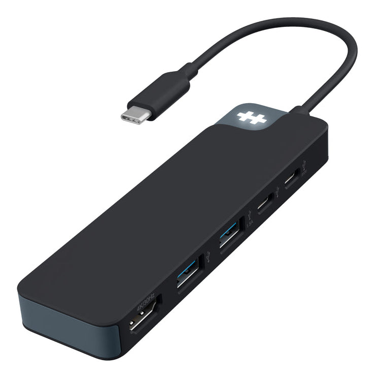 Targus HyperDrive Flex USB-Hub – USB-C, 1× HDMI, 5× USB-A, 100 W PD, für Windows/Mac