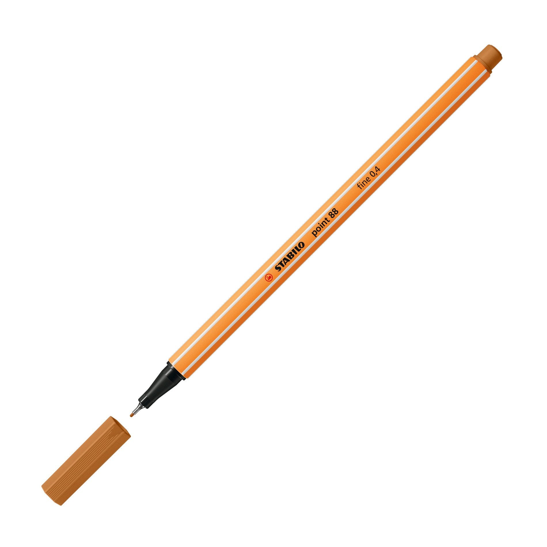 STABILO Fineliner 0,4 mm – dunkelocker