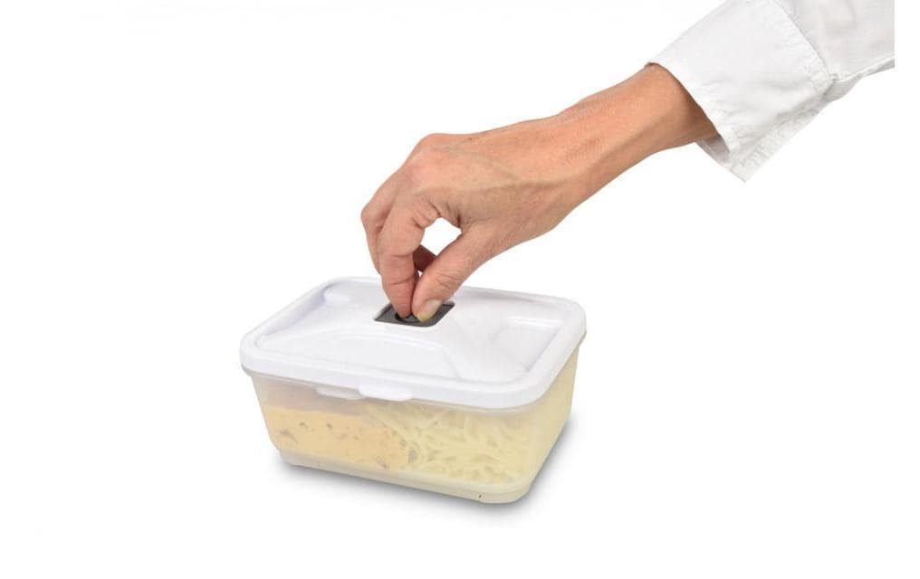 Solis Vakuumier-Box – 14 × 11,5 × 6,5 cm, 600 ml, 2 Stk., Polypropylen (PP), Transparent