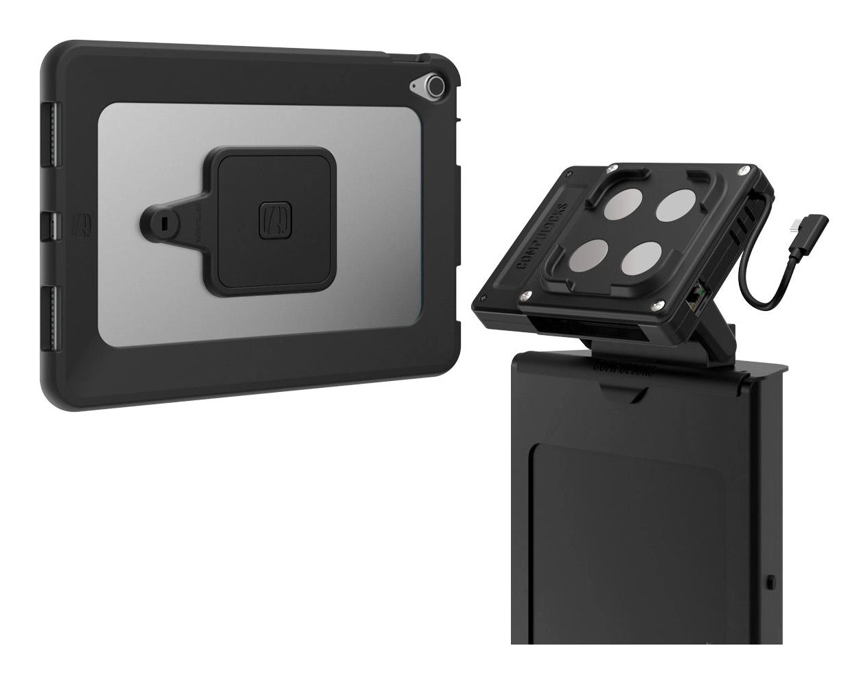 Compulocks Brandable Floor Stand Plus – 2 Jahre Garantie, Schwarz