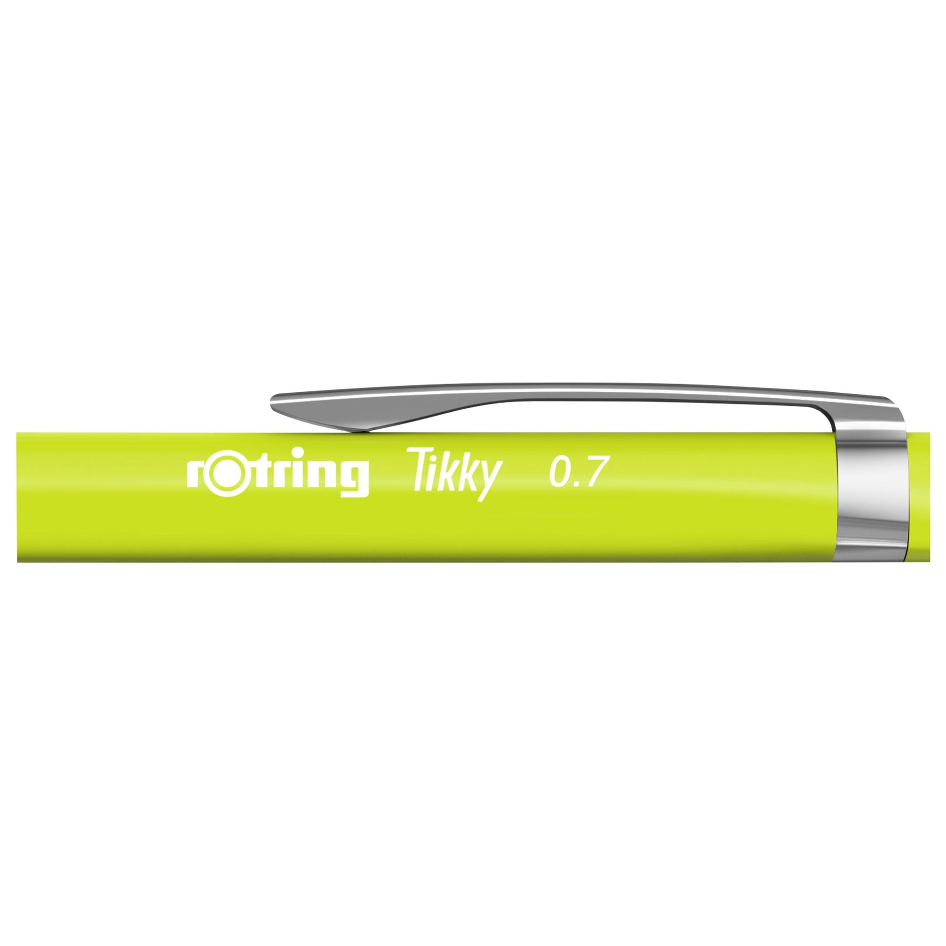 Rotring Tikky Druckbleistift – 0,7 mm – Limette – mit Radierer – 1er-Pack