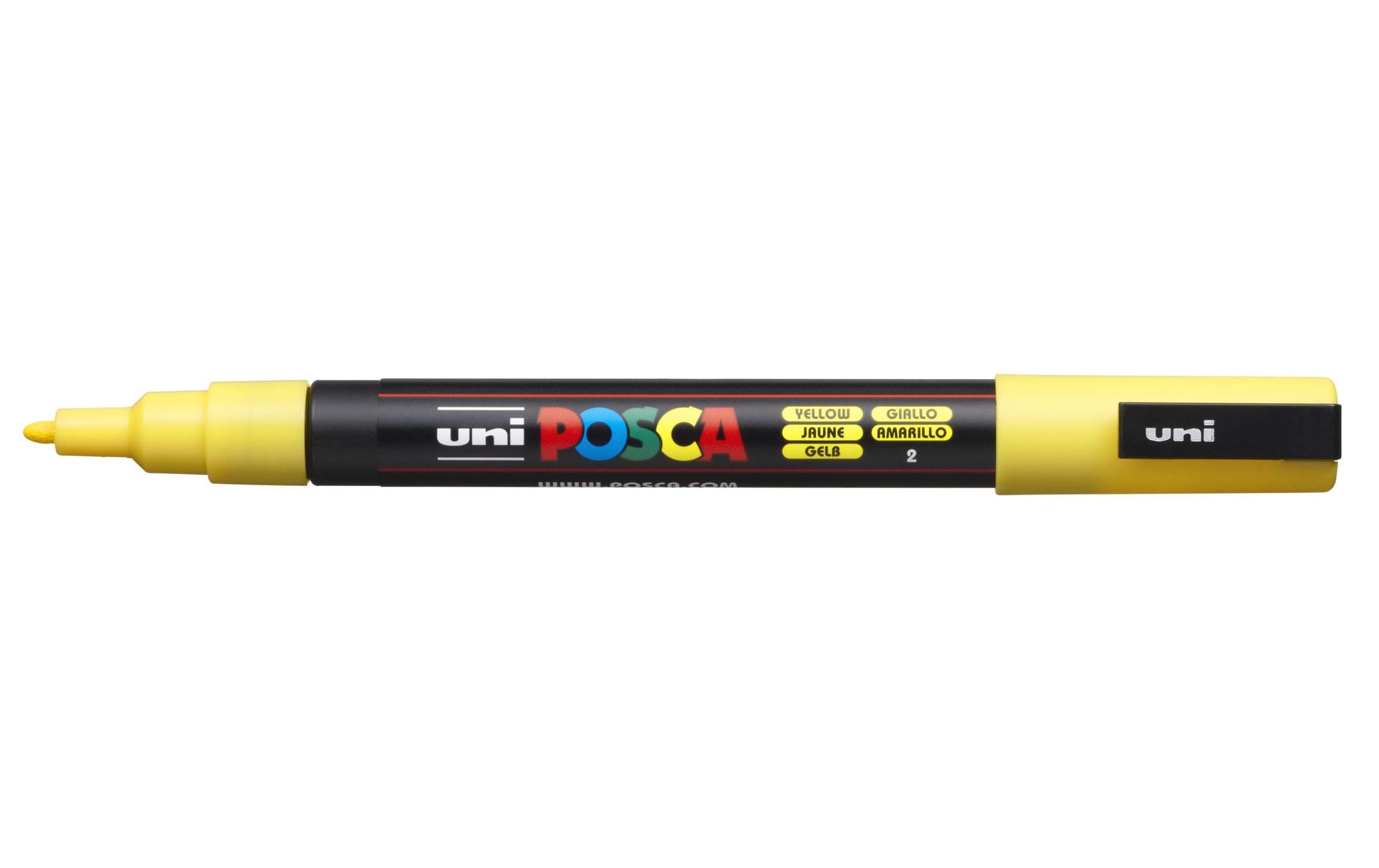 Uni-Ball POSCA PC-3M Acrylmarker – Rundspitze 0,9–1,3 mm – Gelb