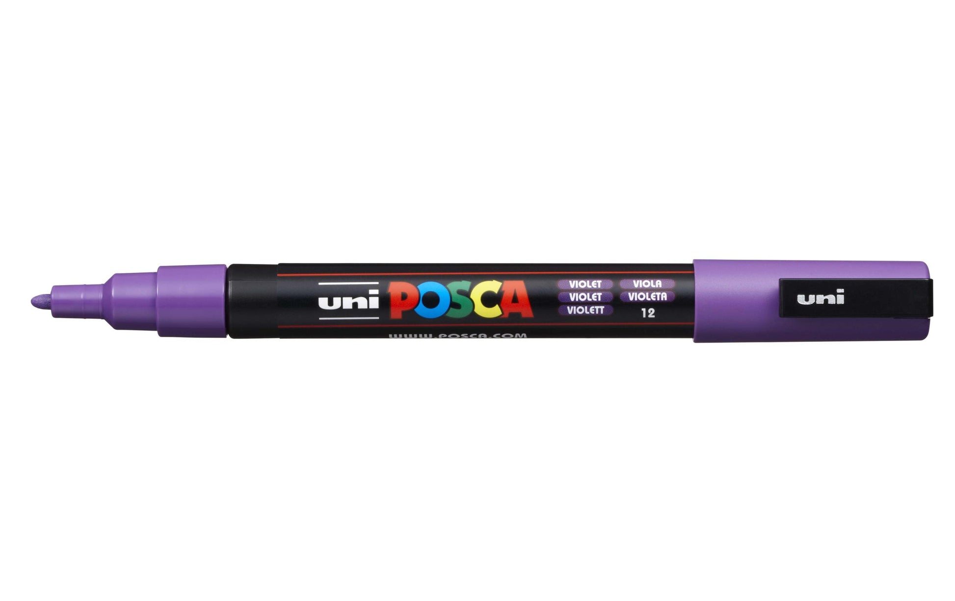 Uni-Ball POSCA PC-3M Acrylmarker – Rundspitze 0,9–1,3 mm – Violett