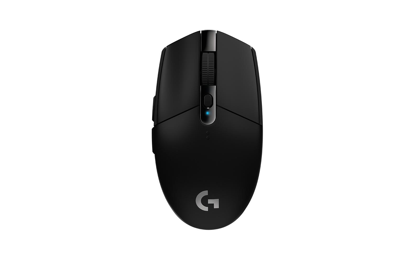 Logitech G G305 LIGHTSPEED – Gaming-Maus – Kabellos (2,4 GHz), 12000 DPI, RGB-Beleuchtung, rechts, Schwarz