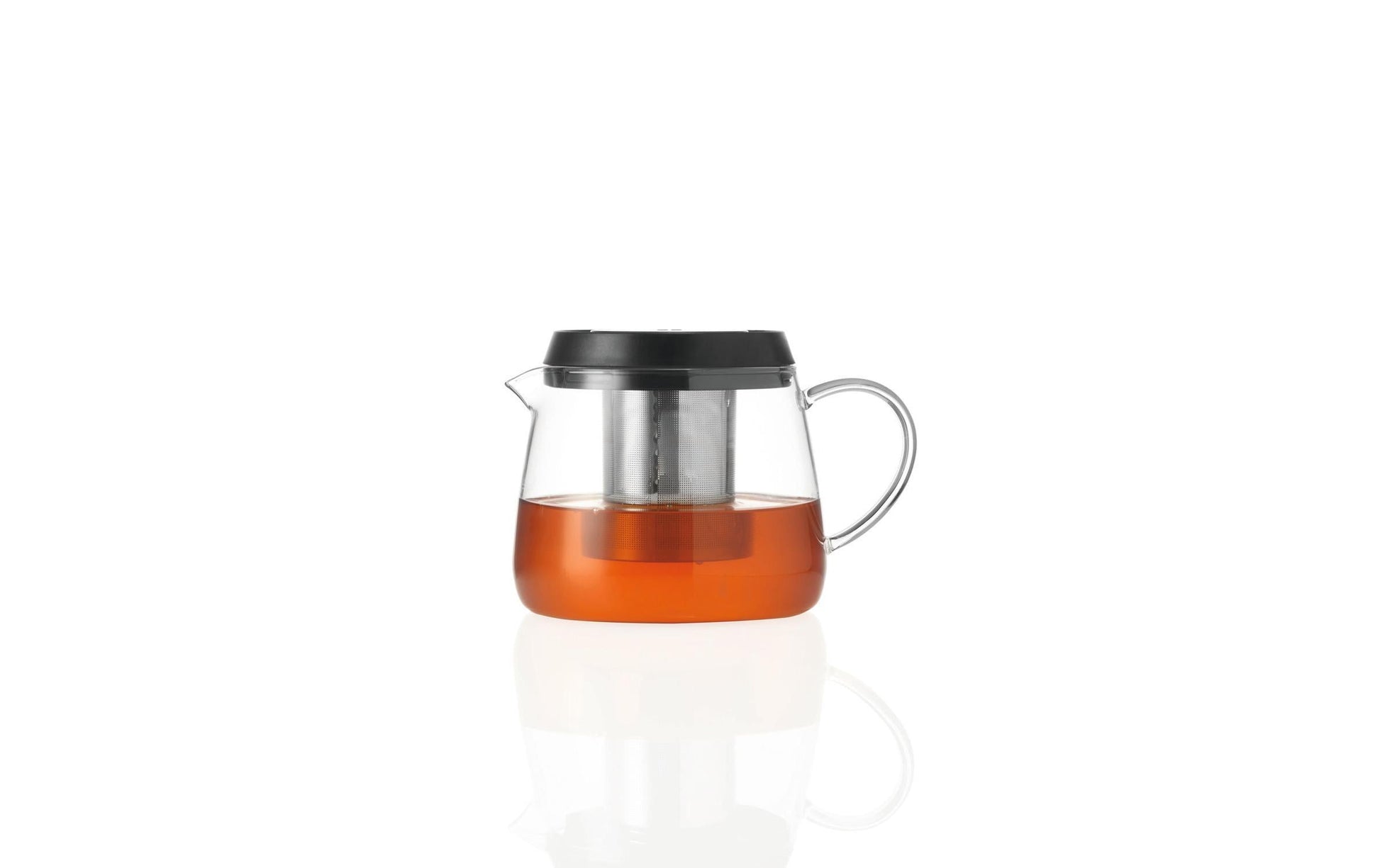 Montana Teekanne – 1,3 l, Ø 18,0 cm, H 15,0 cm, Borosilikatglas/Kunststoff (PP), mit Edelstahlfilter