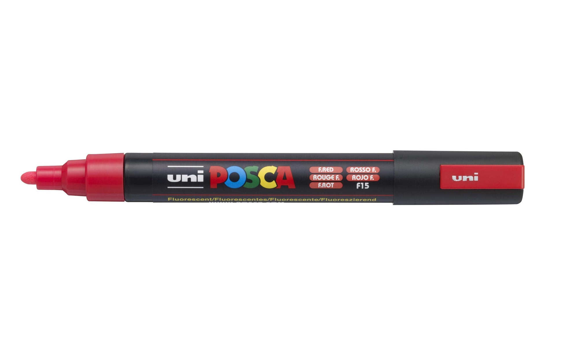 Uni-Ball POSCA PC-5M Permanentmarker – Rundspitze 1,8–2,5 mm – Rot