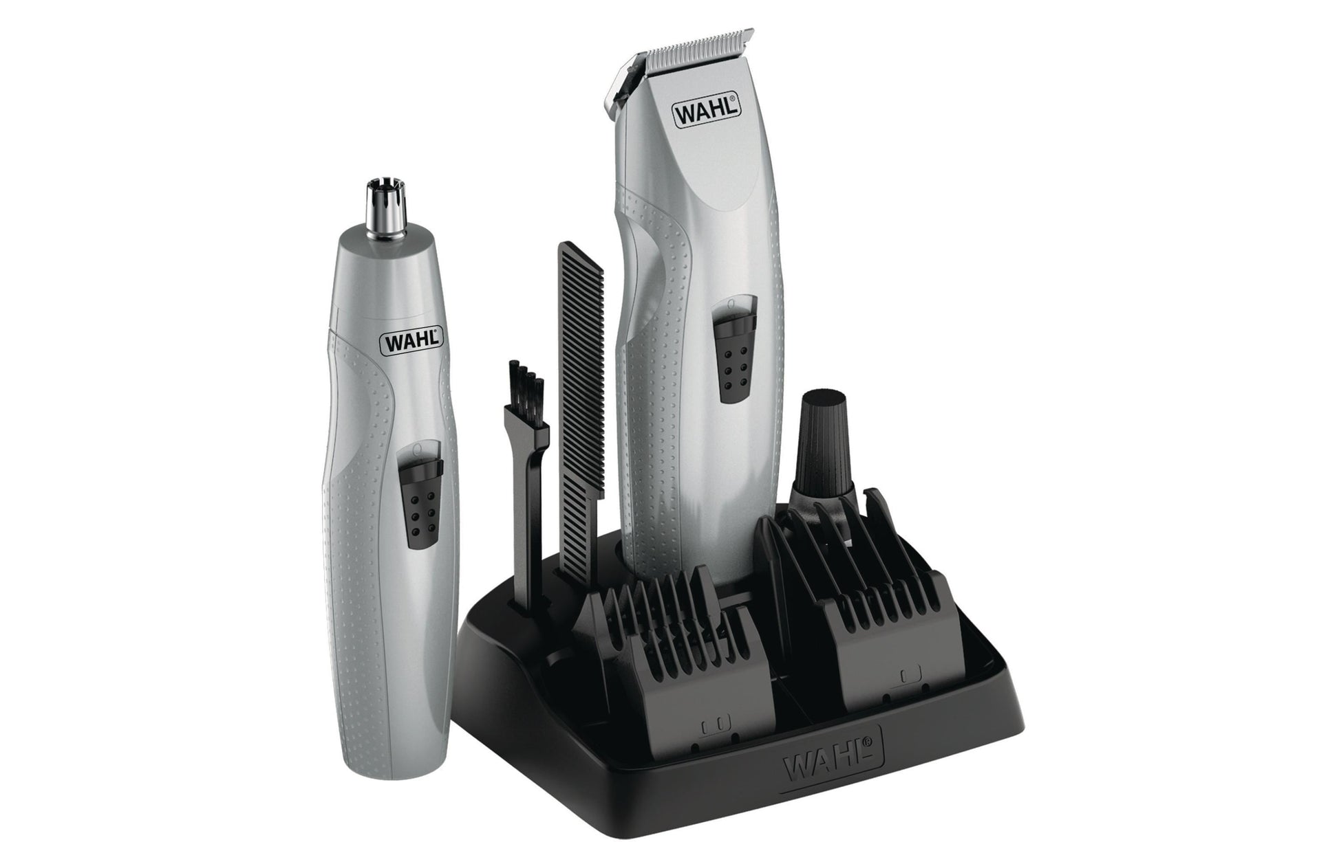 Wahl Bartschneider – Batteriebetrieben, 3 × AA (LR6), minimale Schnittlänge 0,7 mm – Silber