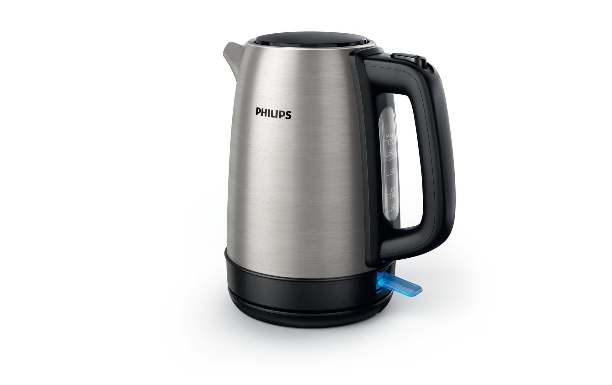 Philips HD9350/94 – Wasserkocher 1,7 l, 2200 W, Edelstahl, Silber