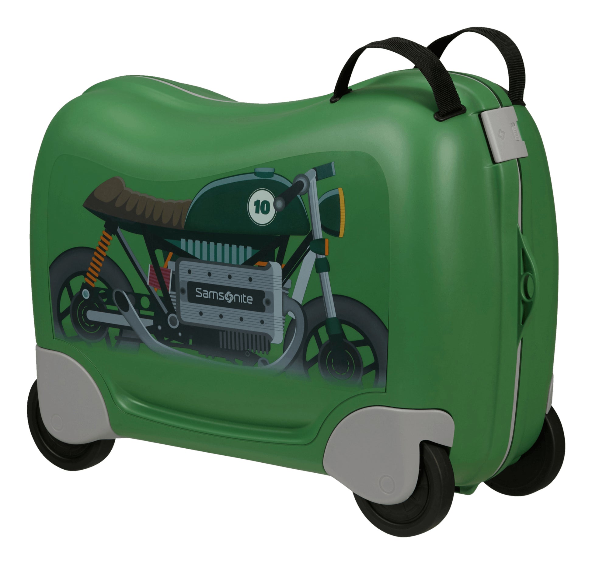 Samsonite Ride-on-Kindertrolley Dream2Go Rider Handgepäck – 30 l, PP, 4 Rollen, Motorbike, 52 × 38 × 21 cm