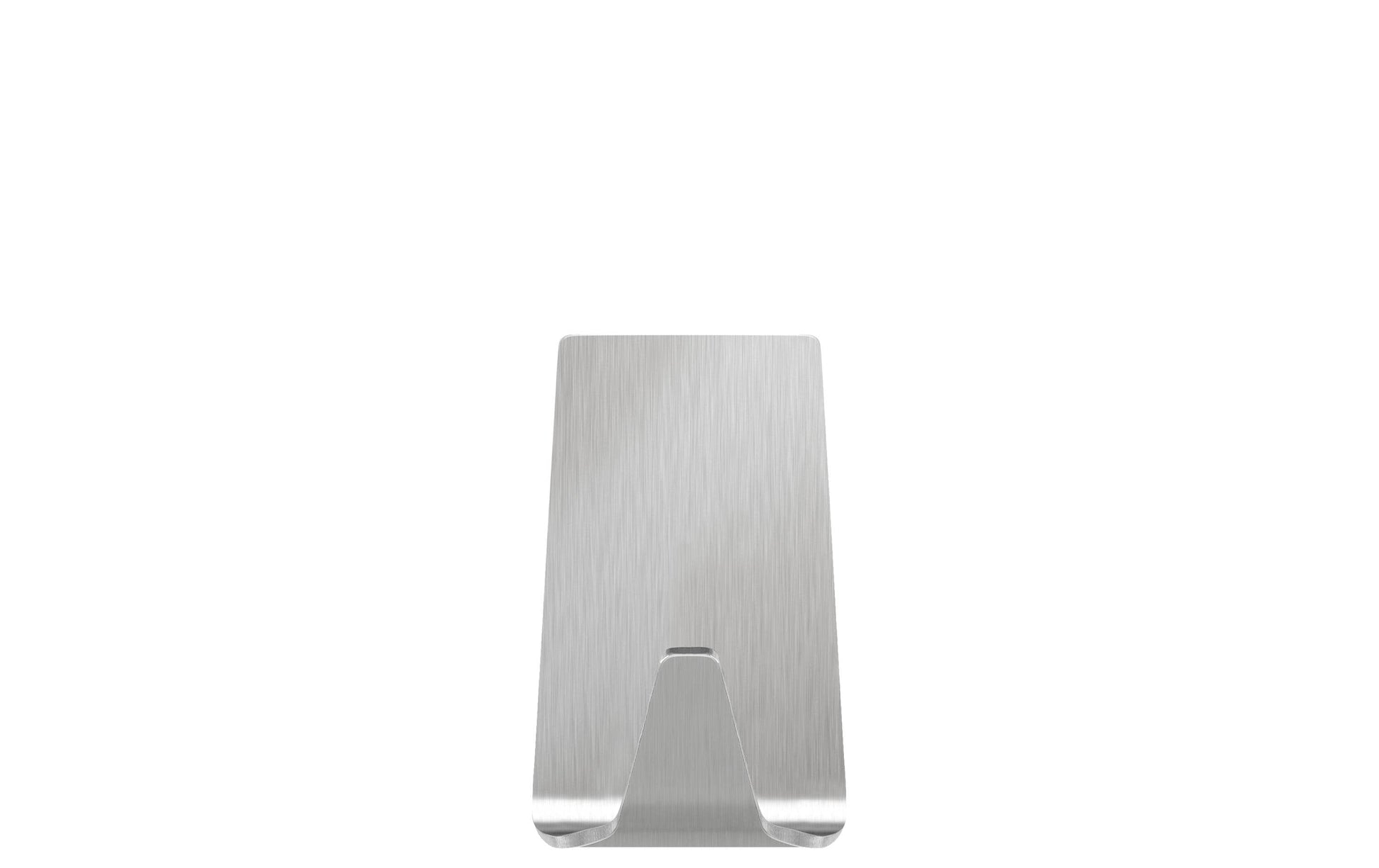 TESA Klebehaken – Edelstahl, 1 kg, Klebestreifen, Silber, 2er-Set