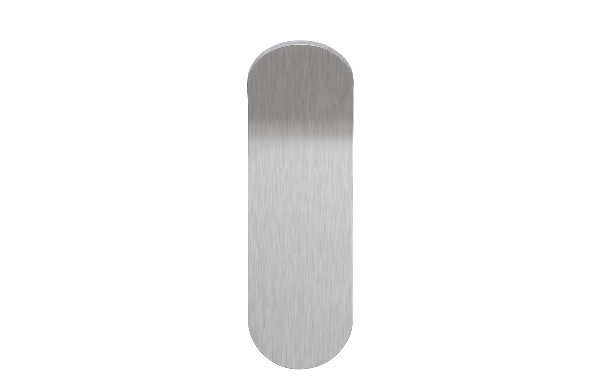TESA Powerstrips Small Klebehaken – gebürsteter Edelstahl, 1 kg, Klebestreifen, 2er-Set