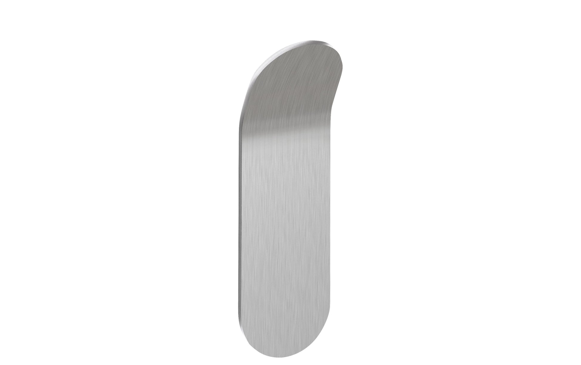 TESA Powerstrips Small Klebehaken – gebürsteter Edelstahl, 1 kg, Klebestreifen, 2er-Set