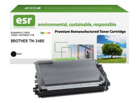 esr TN-3480 Schwarz Toner – Kompatibel – 8'000 Seiten – für Brother