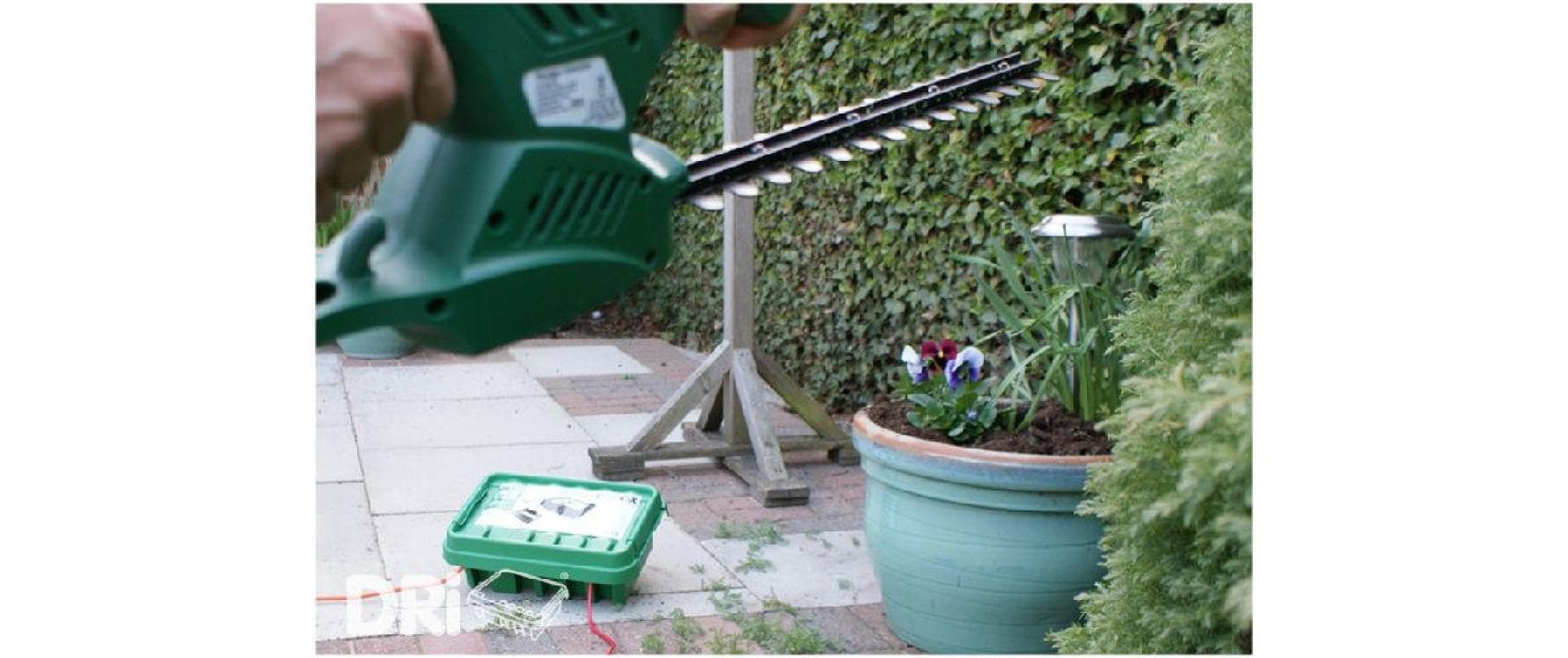 DRiBOX Kabelverstauung FL-1859-285 – 285 × 150 mm, Kunststoff, Grün, wasserfest, IP55
