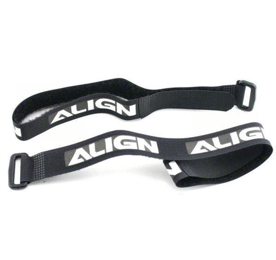 ALIGN Klett-Kabelbinder 340 × 20 mm, schwarz, 2 Stk., für T-Rex 600