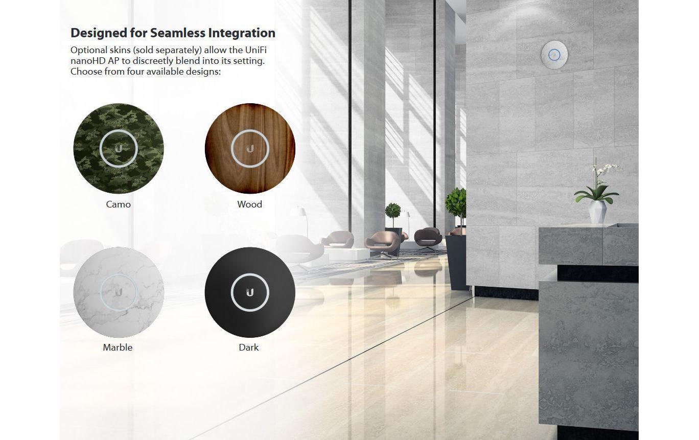 Ubiquiti Abdeckkappe für WLAN-Zugangspunkt – für UniFi nanoHD AP, Schwarz, 3×