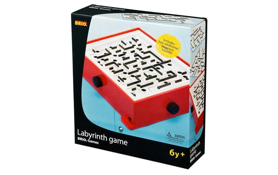 BRIO Labyrinth mit Übungsplatten – Geschicklichkeitsspiel, 1 Spieler, ab 6 Jahren, 20 Min., DE