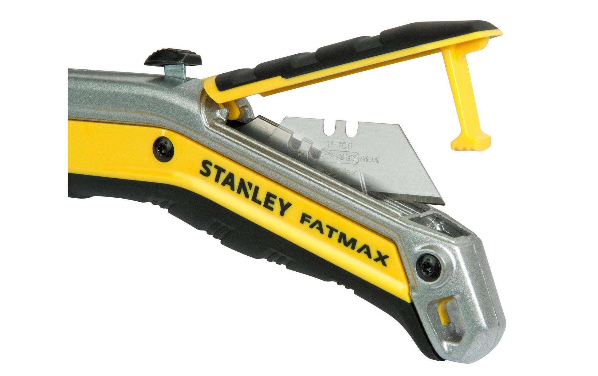 Stanley FATMAX EXO Cutter – 19 mm, Kunststoffgriff, Schwarz, inkl. 5 Klingen