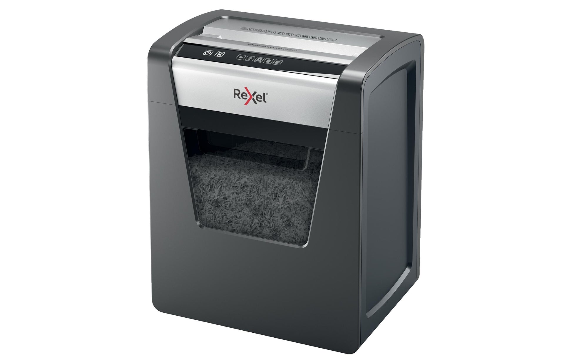 Rexel Momentum X415 – Aktenvernichter, DIN P-4, Partikelschnitt 4 × 40 mm, 15 Blatt, 23 l, A4