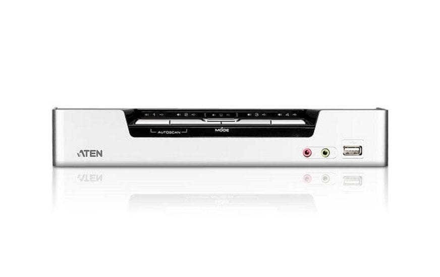 ATEN CS1794 – KVM-Switch 4-Port, HDMI/USB 2.0, 1920 × 1200 (WUXGA), Audio, für Windows, Mac, Linux