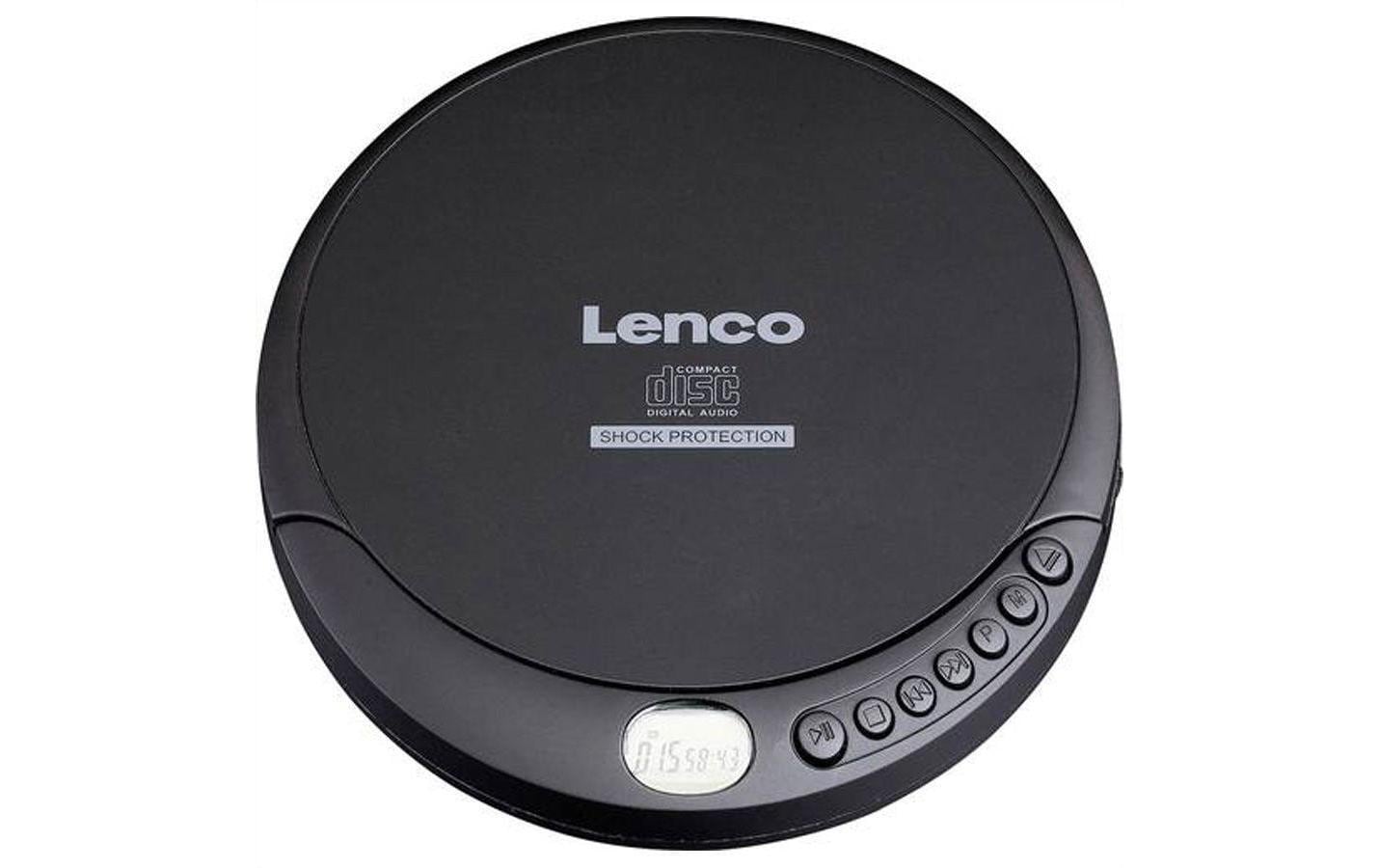 Lenco CD-200 – CD-Player – Portabel – MP3, USB, Akkubetrieb – Schwarz