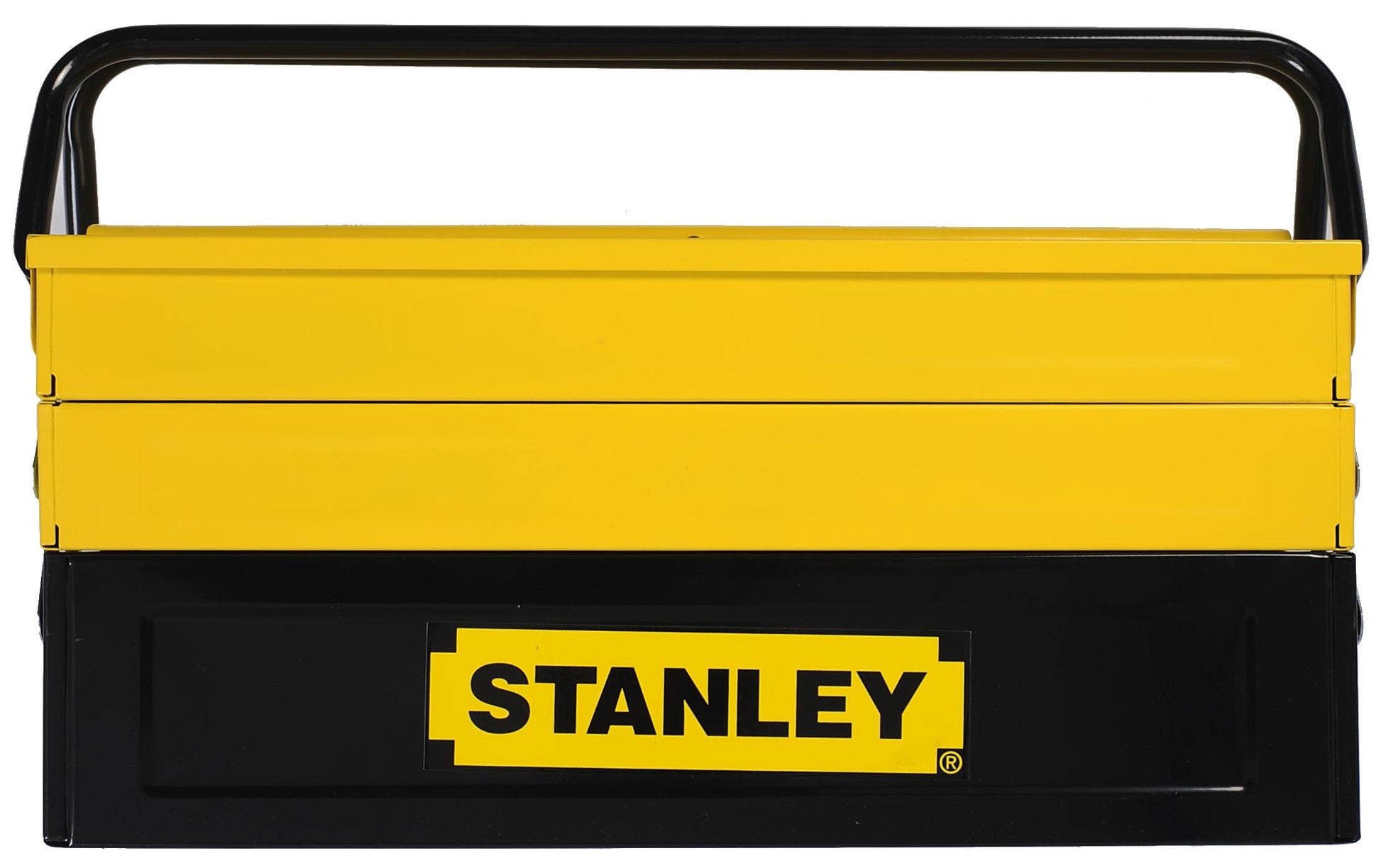 Stanley Werkzeugkasten, 210 × 450 × 210 mm, Metall, schwarz, mit Tragegriff