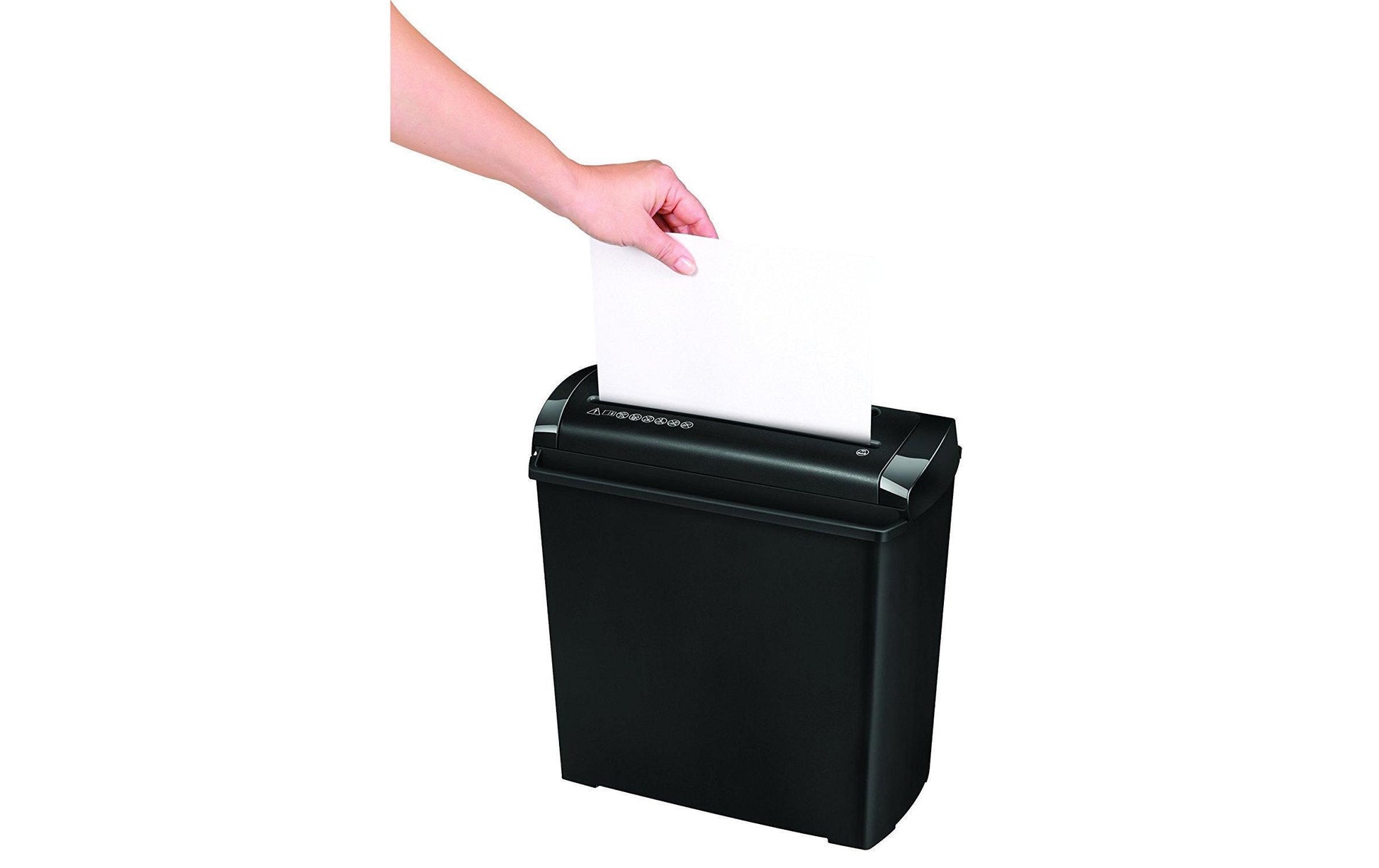 Fellowes Powershred P-25S – Aktenvernichter, DIN P-1, Streifenschnitt 7 mm, 5 Blatt, 11 l