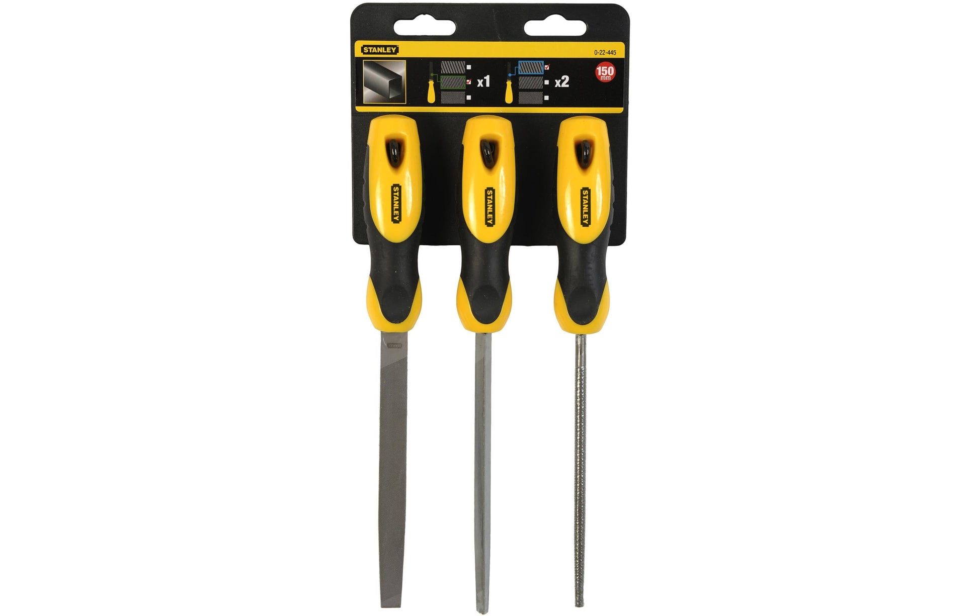 Stanley Feilen-Set – 150 mm – 3-teilig
