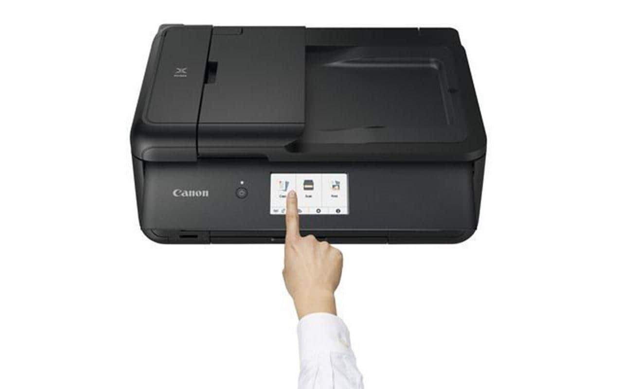 Canon Pixma TS9550a – Farbiges Tintenstrahl-MFP A3, 3-in-1 – USB – Duplex, ADF – 15 S./Min. S/W, 10 S./Min. Farbe