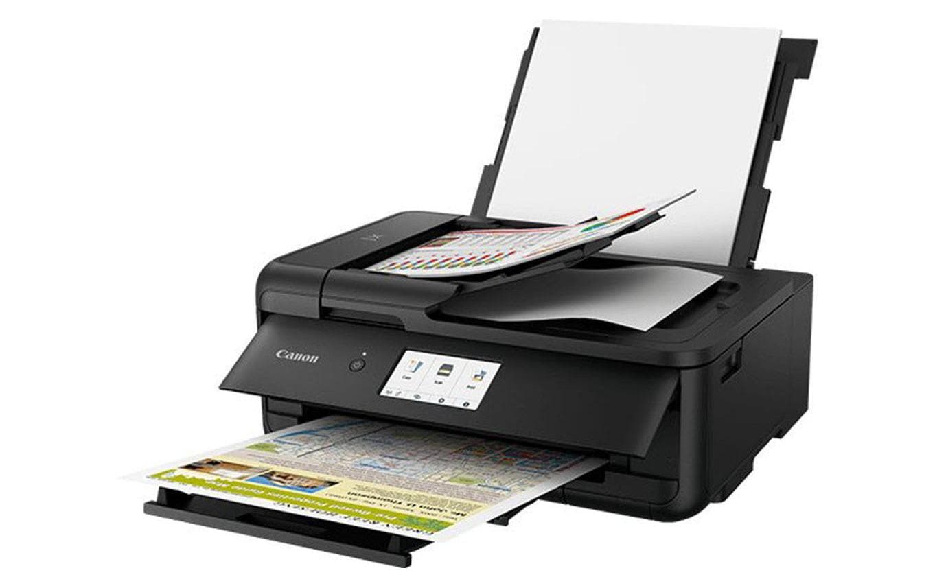 Canon Pixma TS9550a – Farbiges Tintenstrahl-MFP A3, 3-in-1 – USB – Duplex, ADF – 15 S./Min. S/W, 10 S./Min. Farbe