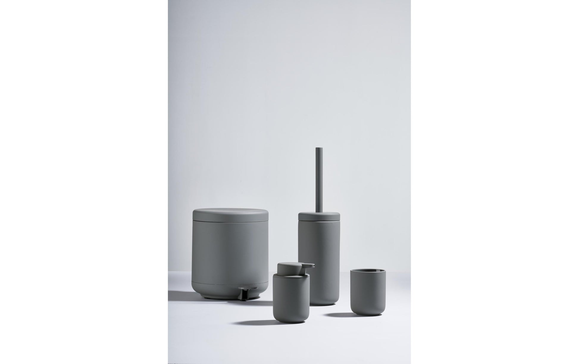 Zone Denmark Treteimer – 4 l – Kunststoff (ABS), rund – grau