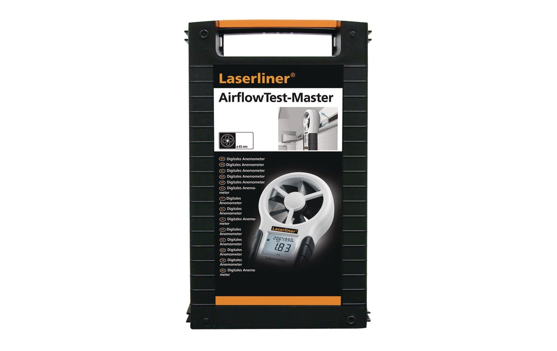 Laserliner AirflowTest-Master Anemometer – 0,8–30 m/s, −10–60 °C, ±1,5 °C