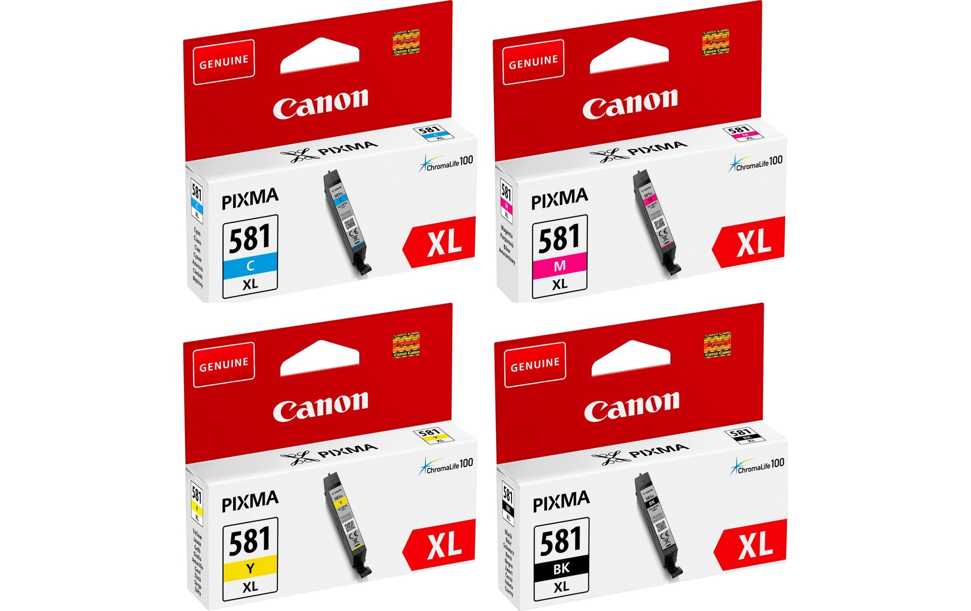 Canon Tintenpatronen-Multipack CLI-581XL, CMYK