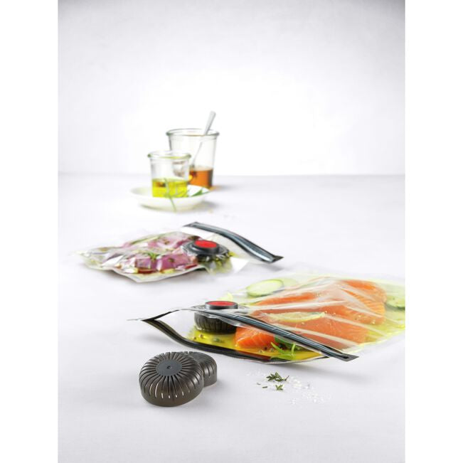 ZWILLING Vakuum-Starterset (Behälter) – 900 ml, 7 Stk., Transparent/Weiss