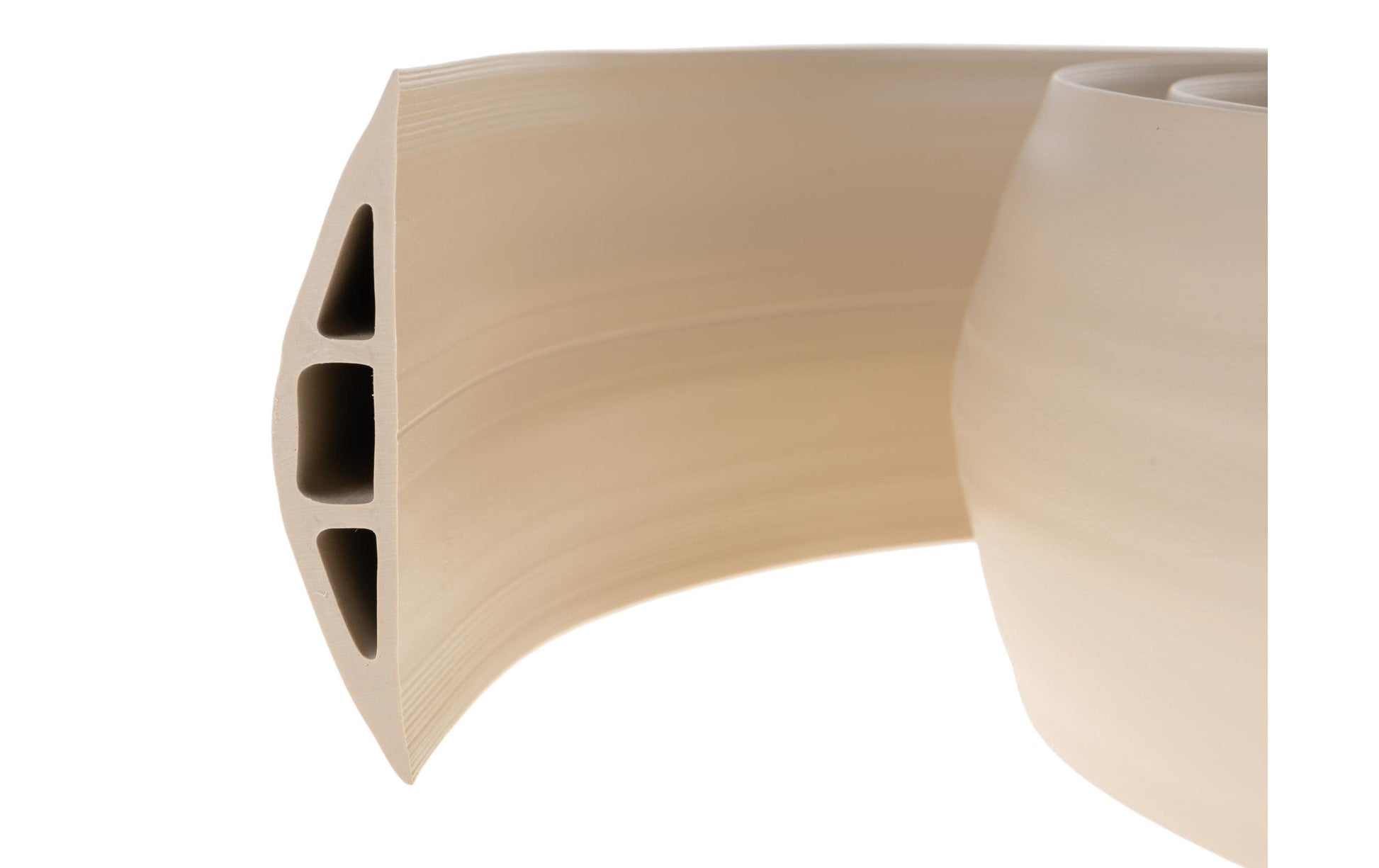 Elbro Kabelbrücke – 3 m – innen 14 × 7 mm – beige – Kunststoff