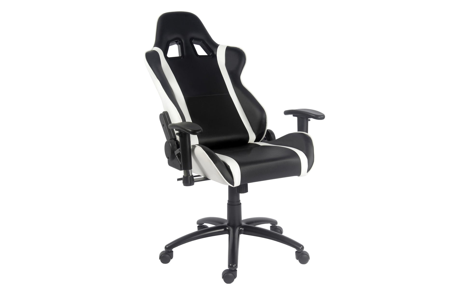 LC-Power Konferenzstuhl LC-GC-2 – 66×66×132 cm, schwarz/weiss