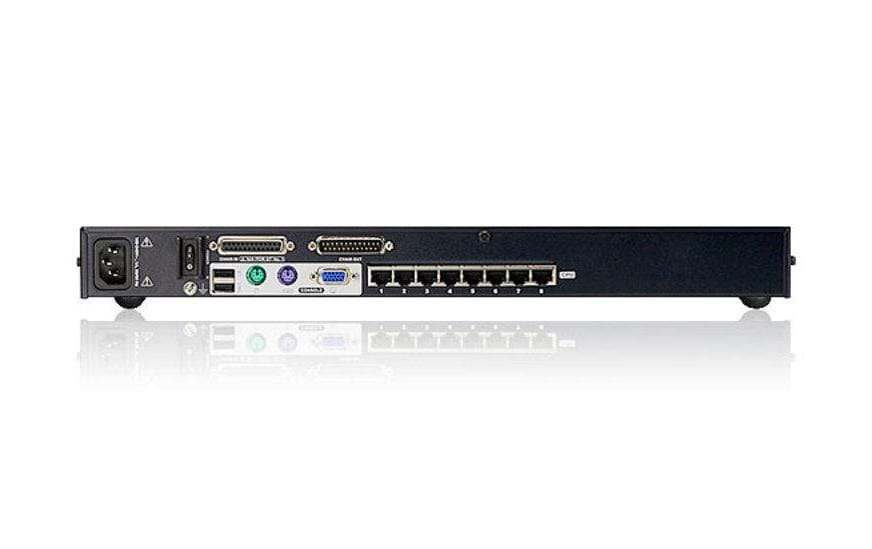 ATEN KH1508A – KVM-Switch, VGA/USB 2.0/PS/2/RJ-45, 1920 × 1200, OSD, Rackeinbau
