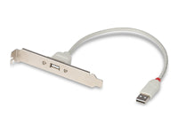 Lindy USB-A Verlängerungskabel (Stecker auf Buchse) – USB 2.0 (480 Mbit/s) – 0,3 m