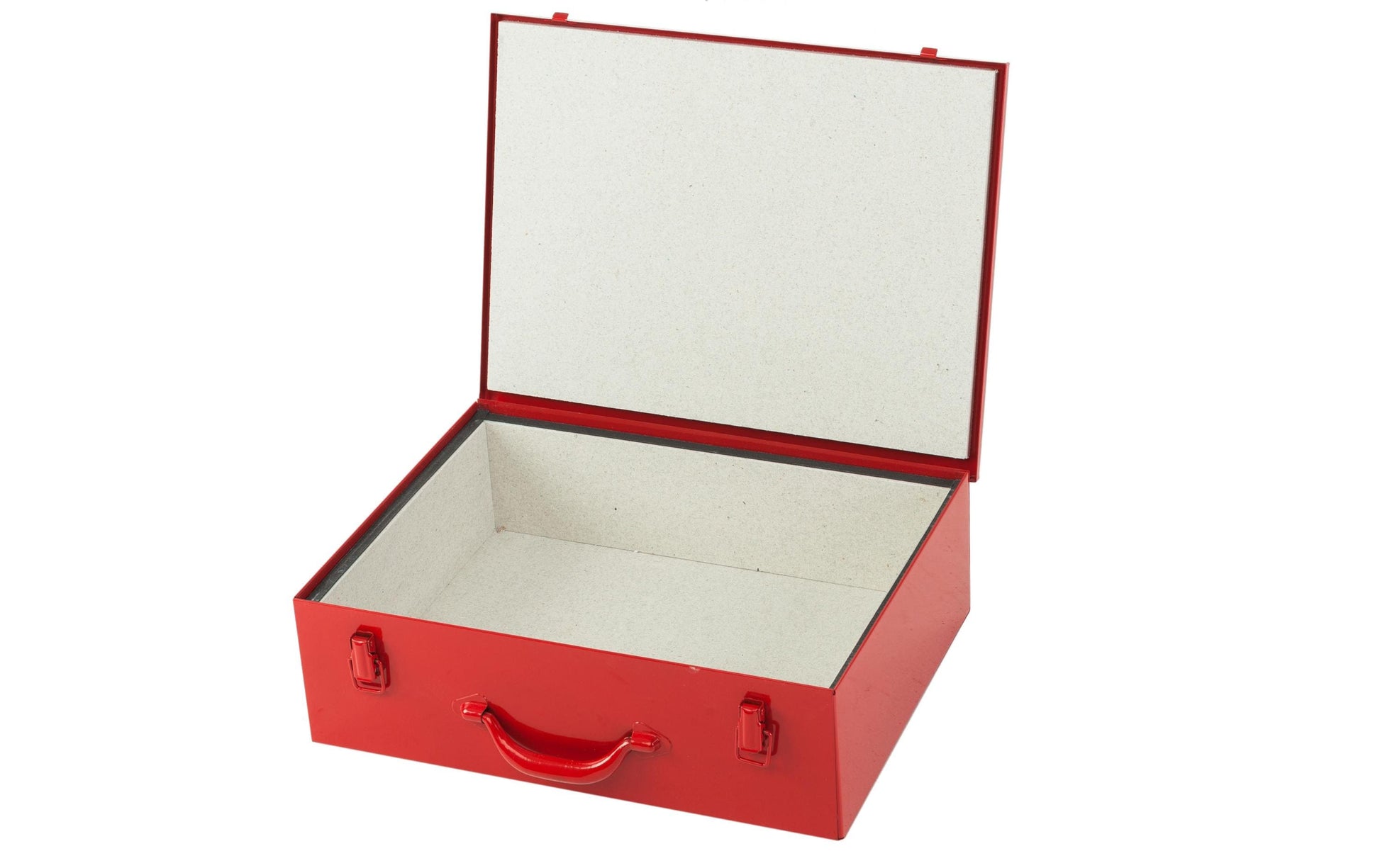 Willimann LiPo Firesafe Typ 02 Batterie-Aufbewahrungstasche – rot, Metall, B 450 × H 135 × T 380 mm