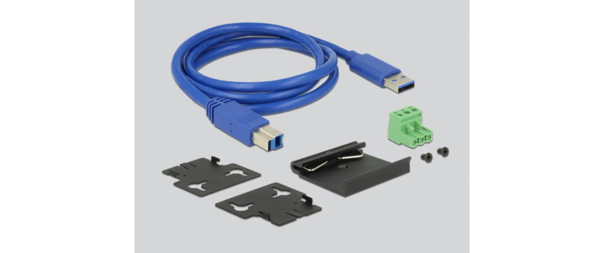 DeLOCK 63919 USB-Hub – USB-B, 10× USB-A, für Windows/Mac/Linux