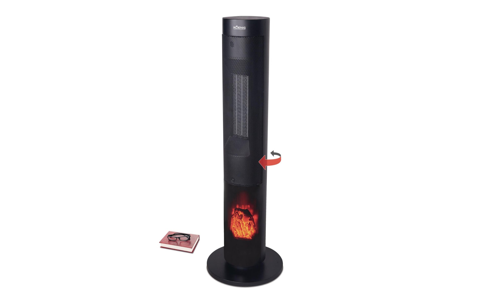 KOENIG Keramikheizer B06175 – 2000 W, Fernbedienung, Timer 24 h