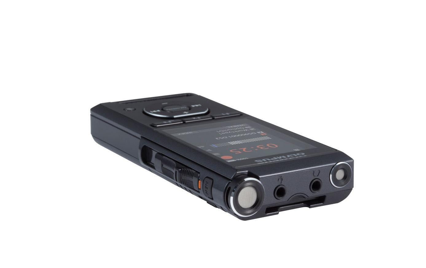 Om system Olympus DS-9000 – Digitales Diktiergerät – 2 GB, USB 2.0, LPCM, mit Lautsprecher – Schwarz