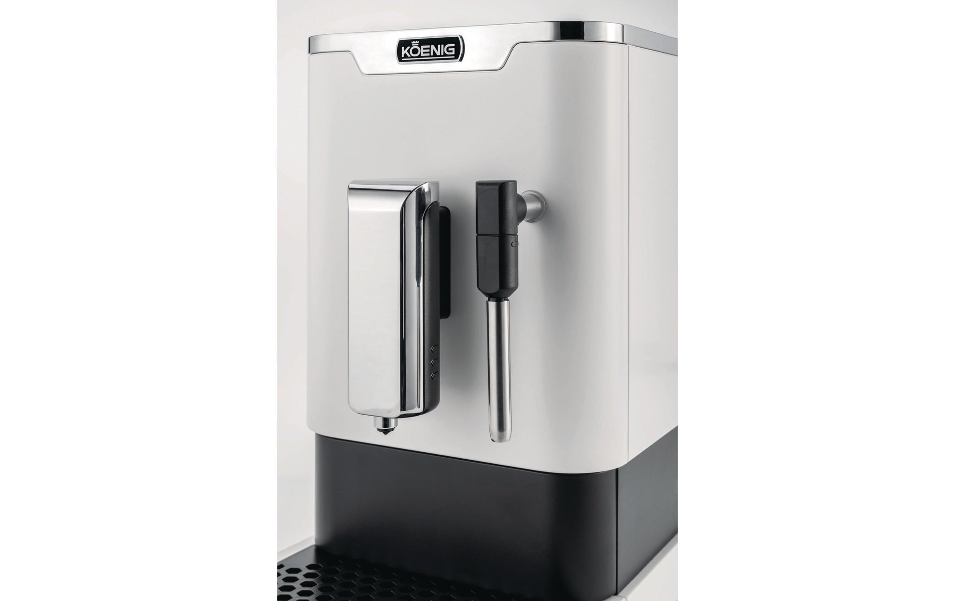 Koenig B03905 Kaffeevollautomat – 19 bar, 1,2 l, 150 g, Weiss