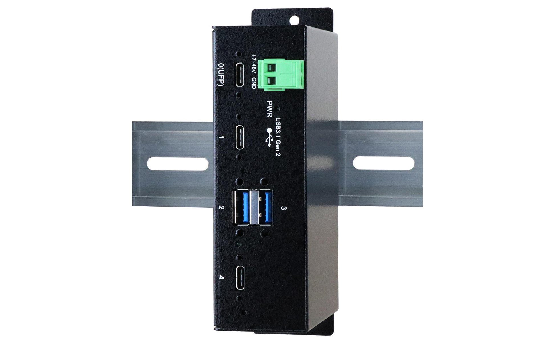 EXSYS EX-1274HMV USB-Hub – USB-C, 2× USB-A, 2× USB-C, für Windows/Mac/Linux
