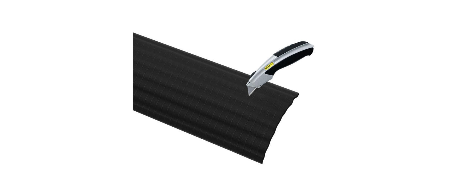 Defender Office Kabelbrücke – 0,9 m – Aussen 120×20 mm – Kunststoff – Schwarz, 4 Kanäle, 1 Stk.
